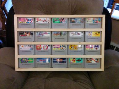 All finished, cartridges inserted and on display!