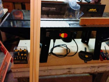 The router table was an invaluable tool.