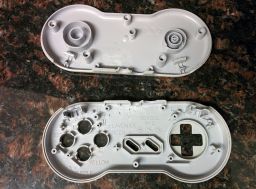 The inside of the controller shell, trimmed out.