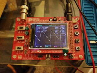 Ripple voltage at the rectifier output.