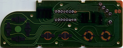 NES-004 PCB: Front side.