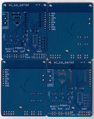 Scan of a board produced by JLCPCB.