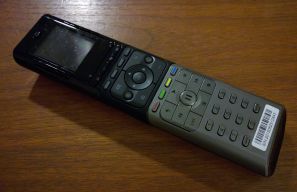 The front of the remote.