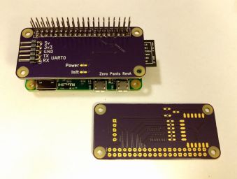 My Zero Pants board to add WiFi to the Raspberry Pi Zero.